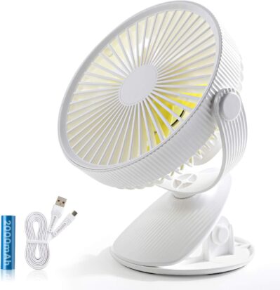 SmartDevil Tischventilator, Tragbar Clip Mini USB Ventilator