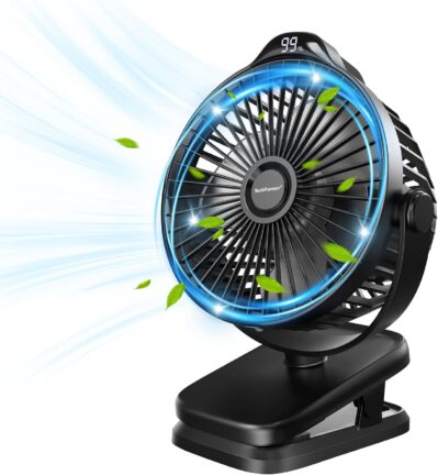 TechFronton Mini Ventilator Leise, Tischventilator USB
