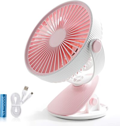 SmartDevil Tischventilator, Tragbar Clip Mini USB Ventilator