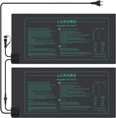 Luxbird Heizmatte Wärmematte für Sämling Germination, 2
