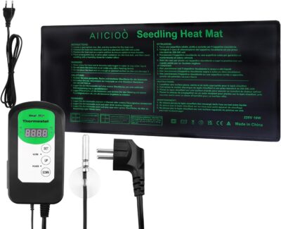 AIICIOO Heizmatte mit Thermostat Sämling Heizmatten