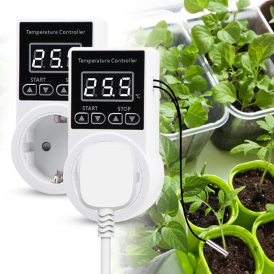 Thermostat Steckdose Heizungsthermostat Digital : 2