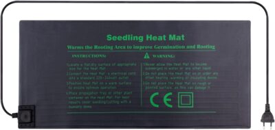 DERNORD Heizmatte Pflanzen Gewächshaus- 25,5 x 52,7 cm