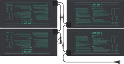Luxbird Heizmatte Wärmematte für Sämling Germination, 4