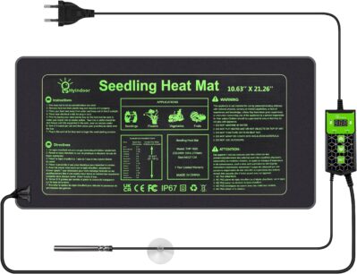 Hyindoor Heizmatte mit Thermostat wasserdichte Sämling