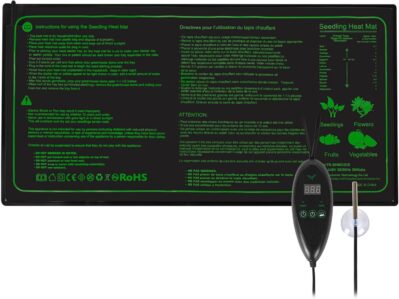 Hyindoor Heizmatte Wärmematte mit Thermostat wasserdichte