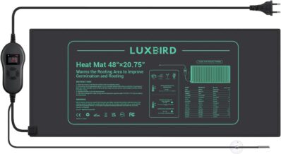 Luxbird Heizmatte mit Thermostat, Zimmergewächshaus