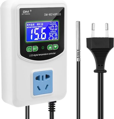 diymore Steckdosen-Thermostat,16A Temperaturregler Steckdose