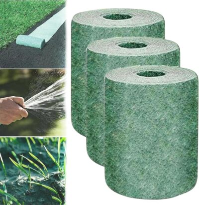 XiChiu Biologisch abbaubare Gras-Sämling-Matte,