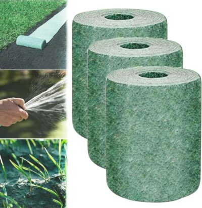 Buobiy Biologisch abbaubare Grassamenmatte, Grassamenmatte,