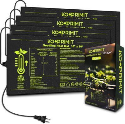 ETL-zertifizierte Sämling-Heizmatte, 4 Stück, Kooprimit