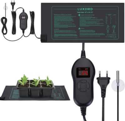 Luxbird Heizmatte mit Thermostat, Zimmergewächshaus