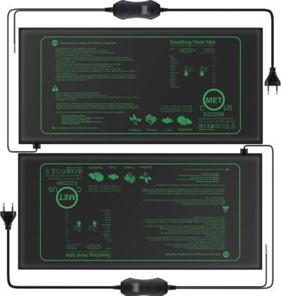 Mojimdo 50W Heizmatte Pflanzen mit Thermostat - Schnelle