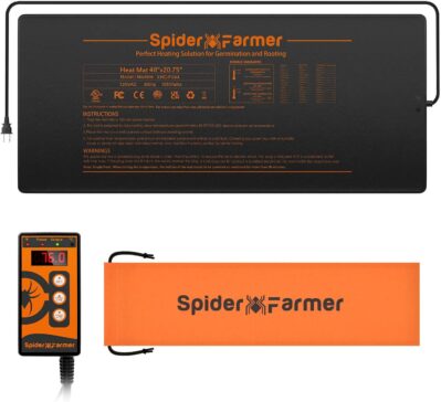 Spider Farmer Heizmatte Pflanzen, Wärmematte Set mit