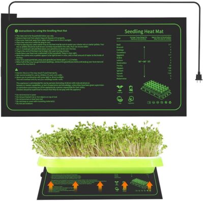 LUFEIS Heizmatte Pflanzen, 20W Wärmematte Pflanzen,