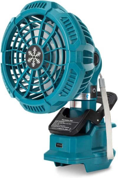 Camping Ventilator, Leise Clip Tischventilator für Makita