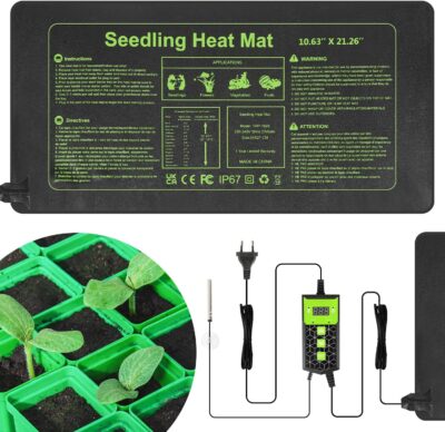 Jopassy 1 Stück Heizmatte Pflanzen mit Thermostat,