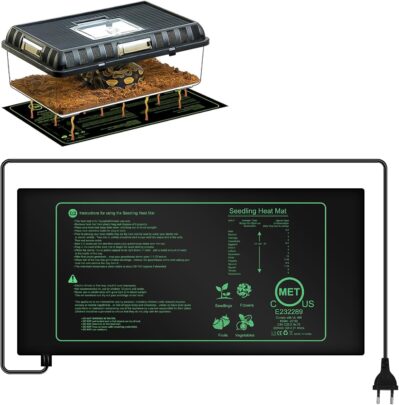 Nizirioo Heizmatte für Pflanzen mit Thermostat für Aussaat,