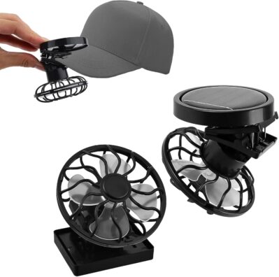 Mini-Solarventilator für Hut, Mini-Solarbetriebener