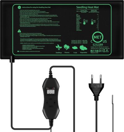 Exsivemy Heizmatte mit Thermostat 68-113 ° F, wasserdichte
