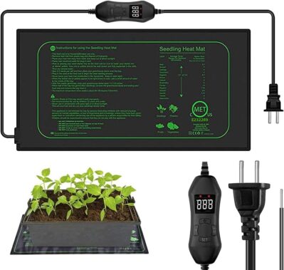 LYPPUL Heizmatte Pflanzen mit Thermostat, 45W Reptil Dragon