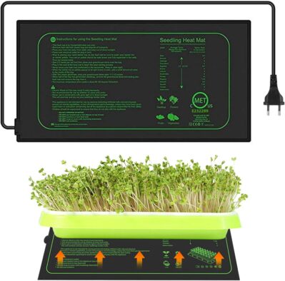 LangRay Heizmatte Pflanzen, Klein Gewächshaus Platten,